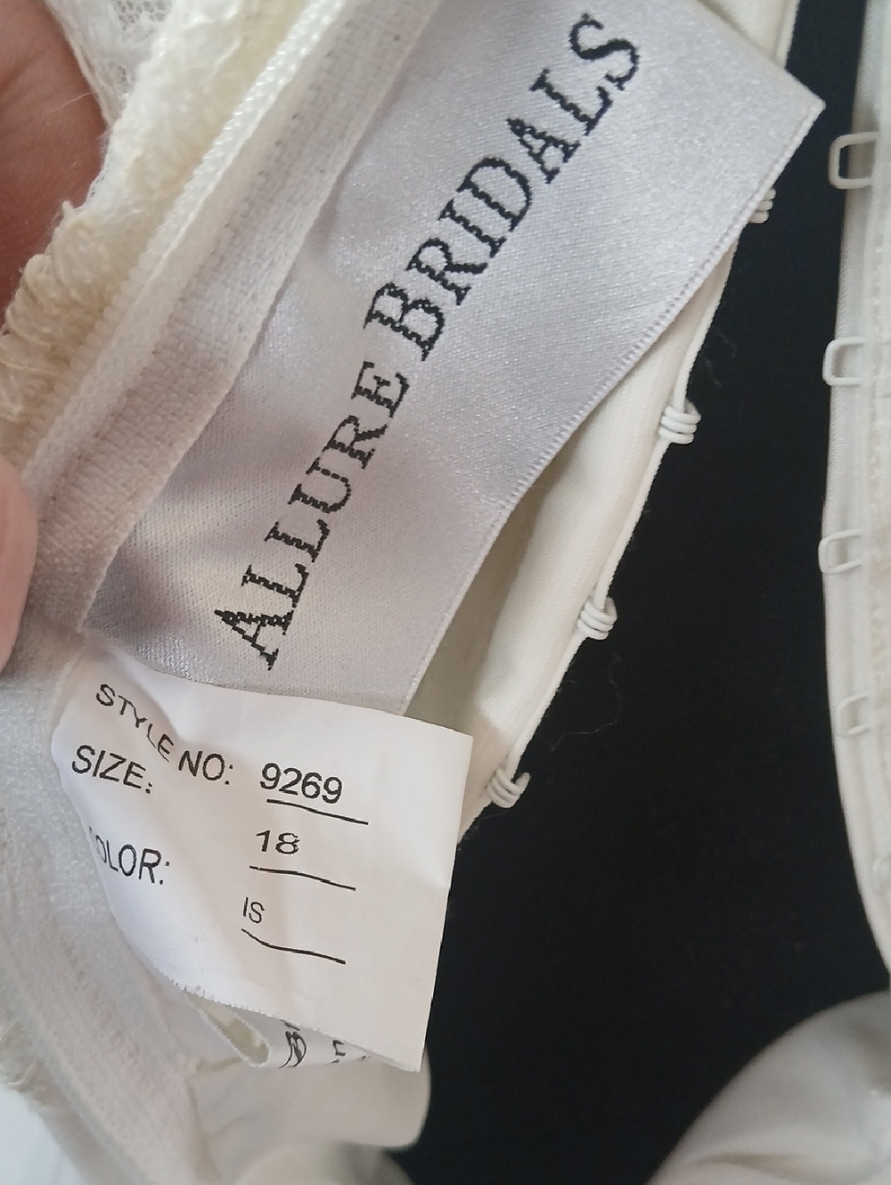 Strapless Lace Bodice Tulle Ballgown Wedding Dress with Beaded Waist - Picture 7 of 7